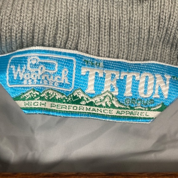 WOOLRICH TRTON Gray Windbreaker Jacket /Mns L - Picture 7 of 8